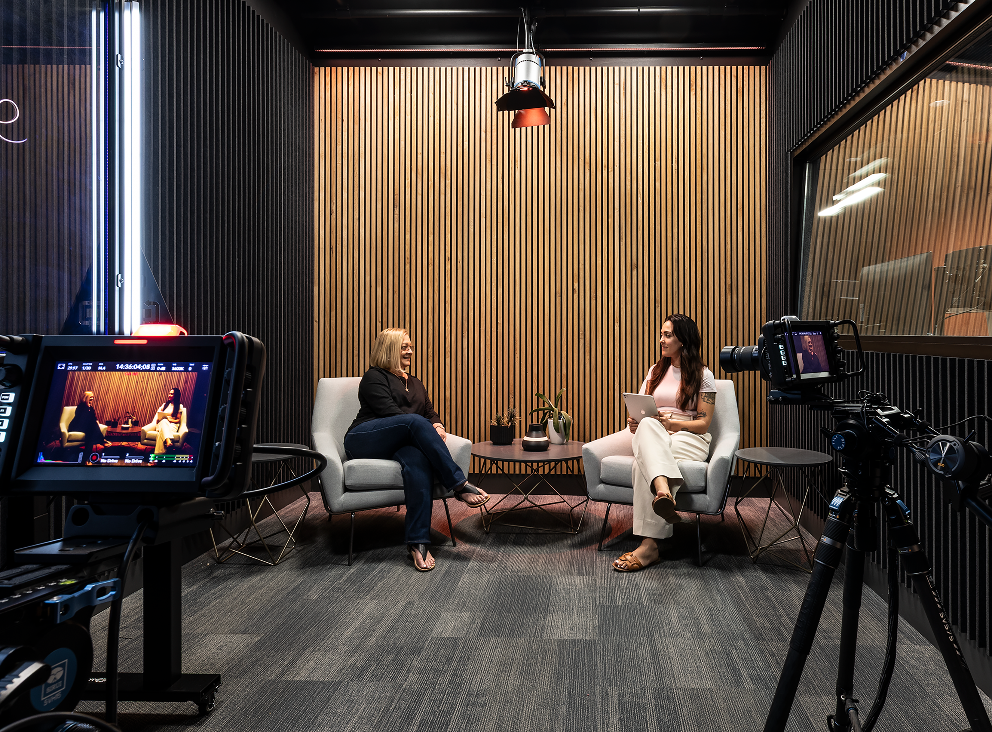 Morgyn Joubert in production studio
